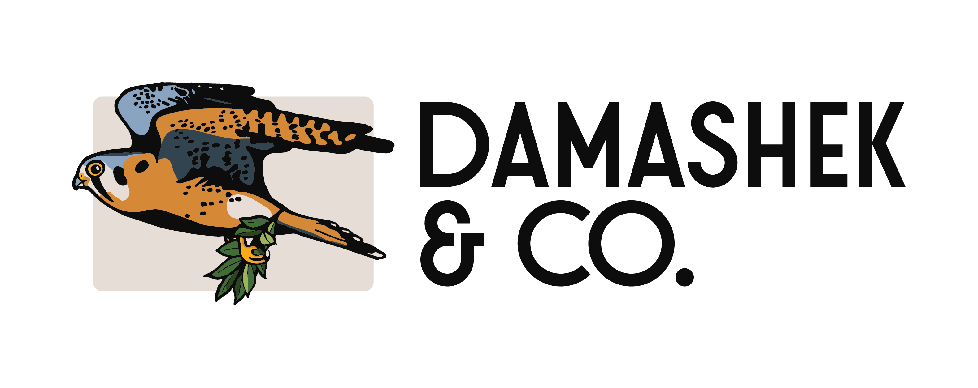 Damashek &amp; Co. kestrel logo